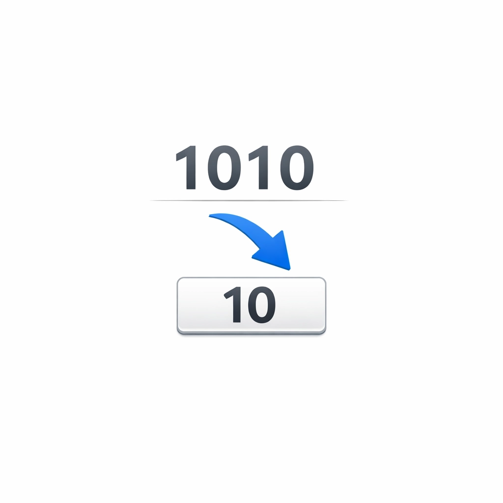 Free binary to decimal converter for converting binary numbers into decimal values