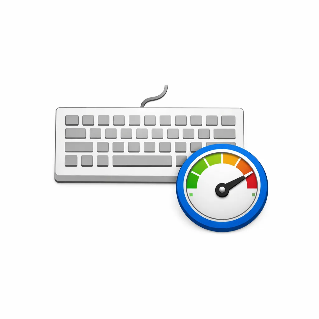 Free typing speed test for measuring keyboard typing speed and performance