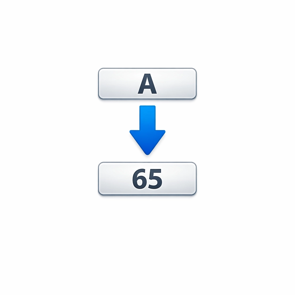 Online ASCII code converter for converting letters and characters into ASCII numeric values