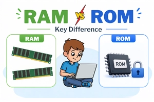 Difference Between RAM and ROM: What Most Beginners Get Wrong