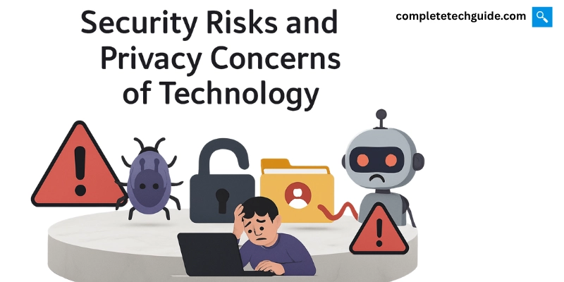 10 Disadvantages of Technology in Everyday Life and How to Overcome Them 4 Image showing security risks and privacy concerns of technology