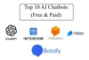 Best 10 AI Chatbots to Simplify Your Tasks: Free and Paid Options - Post Thumbnail